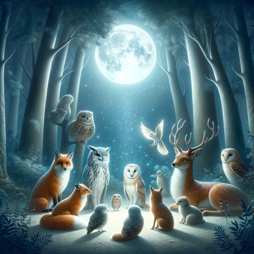 The Moonlit Forest Gathering