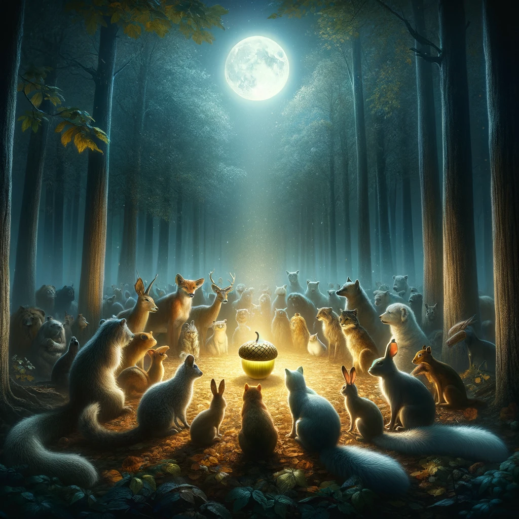 The Moonlit Forest Gathering